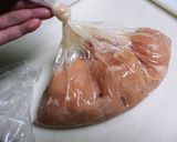 A picture of step 2 of Tender Chicken Breast in Mayonnaise and Ponzu Sauce.