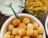 Gambar langkah 7 resipi Pani Puri.