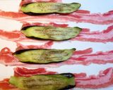 A picture of step 4 of Pork and Eggplant Layered Roll-ups.