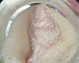 A picture of step 2 of Semolina crusted deep fry chicken.