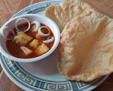 A picture of step 11 of 😋puri bhaji.