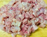 A picture of step 1 of Homemade chicken ham (in a ham maker).