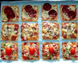 รูปขั้นตอนการทำที่ 3 ของ เกี๊ยวพิซซ่า/แผ่นเกี๊ยวพิซซ่า wonton pizza