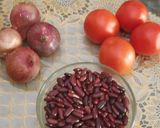 A picture of step 1 of PanjabiStyleRajma.