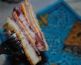 A picture of step 32 of Monte Cristo sandwich.