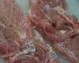 A picture of step 1 of Pan-Fried Chicken Thighs with Balsamic Sauce.