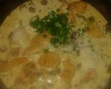 Foto del paso 7 de la receta Pollo al verdeo con hongos y papas al horno