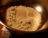 A picture of step 2 of Iz's Vegan Ciabatta.