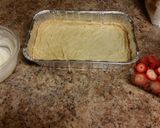 A picture of step 2 of Strawberry Sugar Cookie Cheesecake.