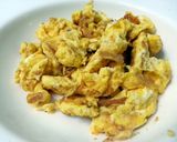 A picture of step 2 of Scrambled Egg Salad Top Parmesan Cheese.