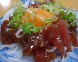 A picture of step 3 of Yukhoe-Style Tuna.