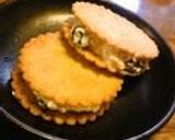A picture of step 8 of Rum Raisin Ice Cream Cookie Sandwiches.