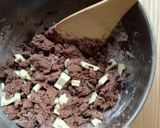 A picture of step 5 of Cocoa and Chocolate Scones with Pancake Mix.