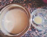 A picture of step 1 of Soy milk pudding in ginger flavour.