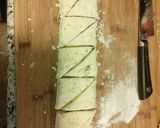 A picture of step 6 of Savory scones with sun dried tomatoes.
