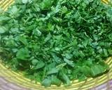 Punjabi saag with makia ki roti recipe step 2 photo