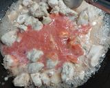 A picture of step 6 of Singaporean rice noodles.