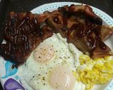 A picture of step 3 of Heat them up Eat them up Breakfast, Ribs and Eggs.