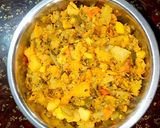 নারকেল দিয়ে নিরামিষ সবজি রেসিপির ধাপ 2 ছবি