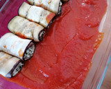 Foto del paso 4 de la receta: Canelones de berenjena rellenos de queso y espinacas