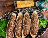 A picture of step 4 of Japanese Miso Beef in Eggplant.