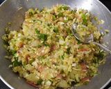 A picture of step 2 of Cheesy Mixed Veg Parantha.