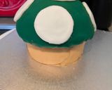 A picture of step 11 of Super Mario Mushroom Cake.