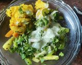A picture of step 6 of Ranch vegetable idli chili.