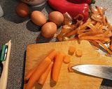 Bratnudeln mit Ei Rezeptschritt 2 Foto