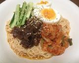A picture of step 6 of Sweet & Sour Beef Bibim Noodles with Somen.
