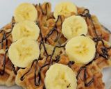 Foto langkah ke 4 dari resep Croffle Choco Banana.