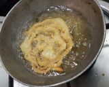 A picture of step 5 of Instant Jaggery Jalebi.