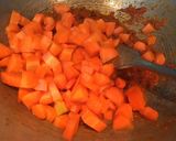 A picture of step 5 of Carrot Peas curry.