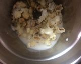 A picture of step 3 of Bread with popcorn custard parfait.