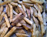 A picture of step 4 of Baked Crab Fries.
