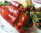 A picture of step 20 of Authentic Turkish Dolma (Rice-Stuffed Peppers).