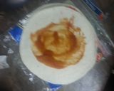 A picture of step 3 of Barbecue bacon ranch chicken quesadillas.