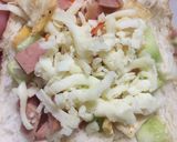 Hình bước làm 2 của món Bánh mì sandwich phomai