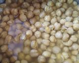 A picture of step 1 of Chole Bhature.