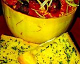 A picture of step 9 of Mike's Spaghetti Squash & Marinara Sauce.