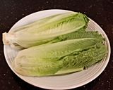 A picture of step 1 of Grilled Romaine Antipasto Salad.