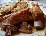 Foto del paso 13 de la receta Costilla de Cerdo Guisada con Pastelitos de Quinoa y Brócoli