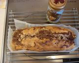 A picture of step 7 of Macrobiotic Marbled Cocoa Pound Cake.