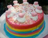 Foto langkah ke 9 dari resep Rainbow Mille Crepes.