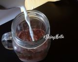 A picture of step 3 of Chocolate Walnut Hot Milk.