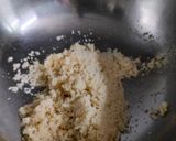 A picture of step 1 of Rava sheera.