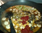 A picture of step 5 of low fat lamb goulash.