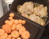Une image de l'étape 2 de Poulet coco curry des Antilles.