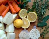A picture of step 6 of Quiet Valley Roast Chicken.