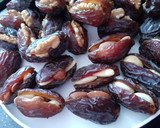 A picture of step 3 of Nuts filled dates.